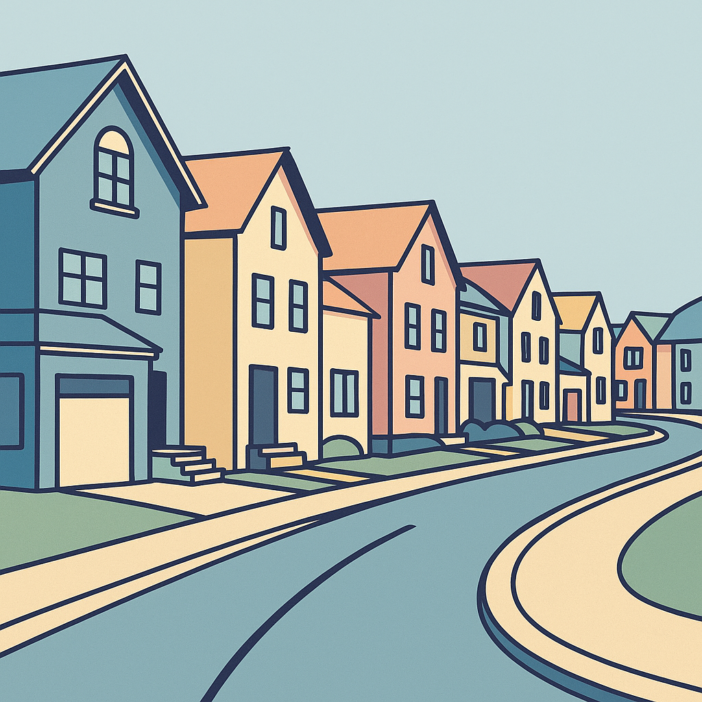 Neighborhood illustration