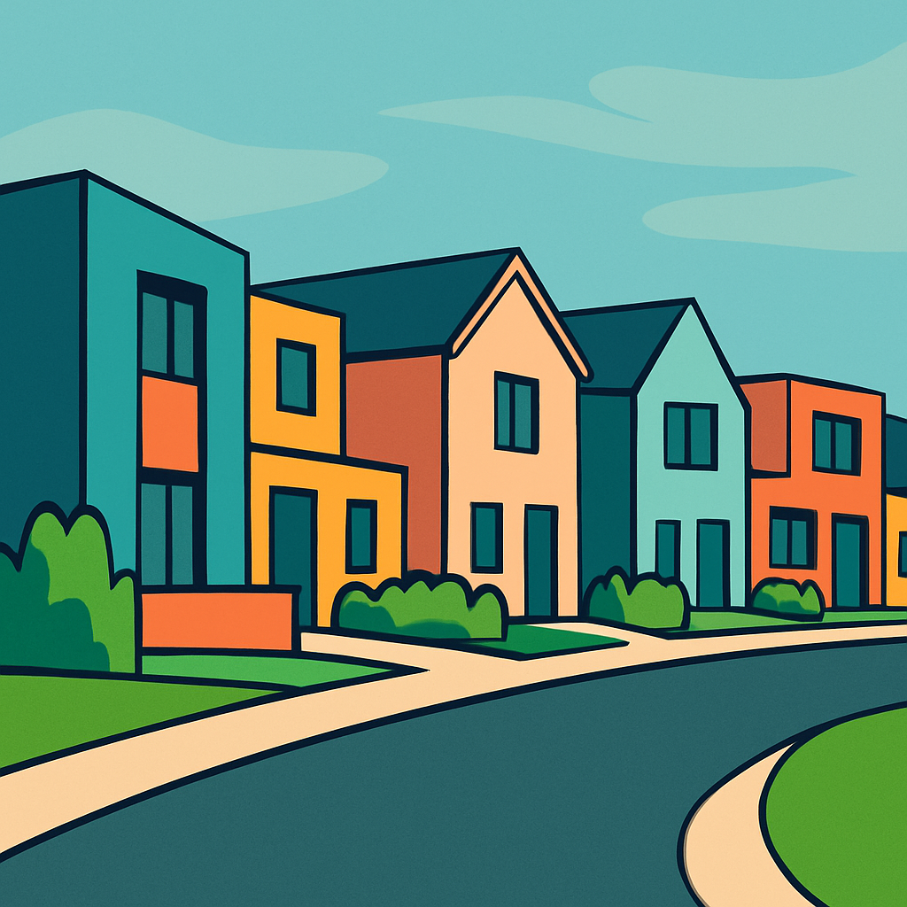 Neighborhood illustration